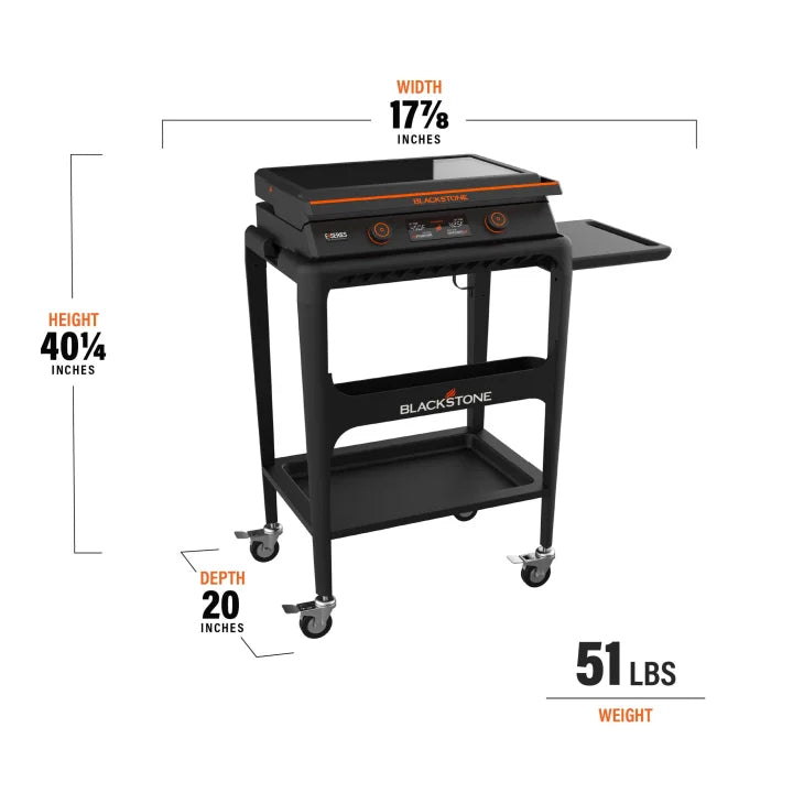 🔥E-Series 22" Electric Tabletop Griddle with Cart